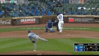 カブス・鈴木誠也が死球にキレた！？ すっぽ抜けたボールが直撃した危険な瞬間　打点ランキング1位が射程圏内の中で痛すぎる一球