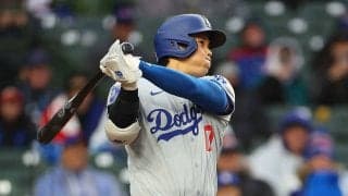 【MLB】大谷翔平、初回に“177キロ”弾丸二塁打でチャンスメーク　ドジャース先制点「ロケットだ」