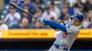 大谷翔平、自己最長の5試合連続マルチ安打　二塁打2本に敵地騒然…打率.340に
