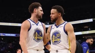 ウォリアーズのカリーとトンプソンが1シーズンにそろって3ポイント250本以上を成功