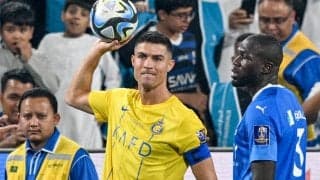 C・ロナウドが激昂の肘打ち2発で一発退場の愚行…倒れた相手を踏みつけたとも