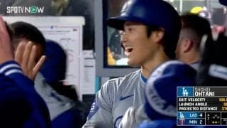 大谷翔平、ホームラン後に見せた“笑顔”がヤバすぎると話題に　ベンチでのチームメイトからの愛されぶりにファン歓喜 「泣けるな」「この破壊力よ」