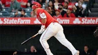 トラウト、今季初の“ソロ以外”にSNS騒然　昨季から11本ぶり…3戦連発に「やばすぎ」