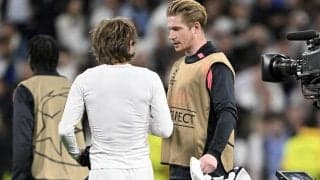 「到着した時に嘔吐した」ベンチ入りもプレーしなかったデ・ブライネについてグアルディオラ監督が言及「文句を言っている暇はない」