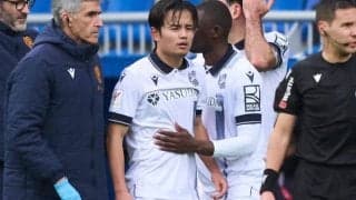 前節負傷交代の久保建英はいまだ別メニュー調整　現地メディアが次節出場に言及「まだ時間はある」