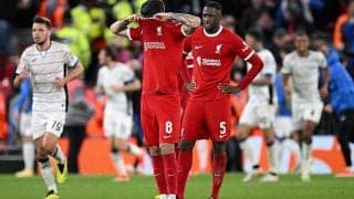 リバプールがアタランタに完敗でアンフィールドで1年2か月ぶりの敗戦…遠藤航は先発も後半半ば過ぎに交代【EL】