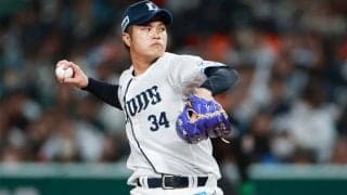 西武・甲斐野が山川から三振奪う　155キロの剛速球…“因縁の対決”の実現に球場騒然