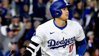 大谷翔平、今季2度目の3安打…松井裕樹から豪快二塁打　止まらぬ快音に本拠地も大騒ぎ