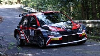 全日本ラリー唐津：初日の5SSでベストを刻んだ新井大輝が、勝田範彦に大差をつけて首位