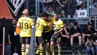 ザビッツァーのドッペルパックで10人ドルトムントが板倉フル出場のボルシアMGに逃げ切り勝利【ブンデスリーガ】