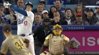 一体、何が起こった…！？ 大谷翔平が見せた“ヤバすぎる予兆”　今シーズンはじめて見せた左中間アーチにファン騒然 「量産体制だな」「エンゼルスなら岩山直撃」