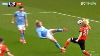 「ワースト級だ！」橋岡大樹の“顔面直撃オウンゴール”に海外のメディアやサポーターは辛辣…「独力でルートンを降格させるだろう」「３試合で２回目だ」「なんてことだ」