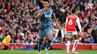 アーセナルがアストン・ビラにシーズンダブル許し2024年リーグ初黒星…シティに首位の座明け渡す【プレミアリーグ】