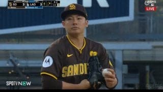 松井裕樹がメジャー2勝目！打者4人を完璧リリーフ チーム18試合目で10試合目登板、防御率0.93 年間90試合ペースの大車輪