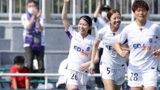 「気持ち良かった」圧巻ボレーで今季初ゴール、S広島RのMF立花葉はINAC神戸相手の新スタ初勝利へ意気込み「勝てれば凄く自信になる」