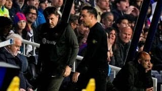 「11vs11ならどうなっていたか」DOGSO退場で一変…ホームで逆転負け敗退のバルセロナ・チャビ監督「10人に減った後にこうした結果が生まれることは残念」