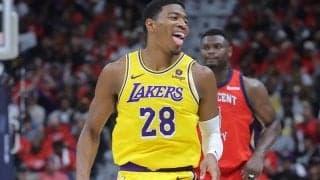 レイカーズがペリカンズを撃破、八村塁は13得点で勝利に貢献…西7位でナゲッツとのPO1回戦進出決定