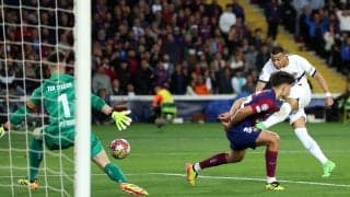 「神キタァァ！」エンバペ、バルセロナ粉砕で大歓喜！ スライディング守備→爆速カウンターで左足一閃の一部始終「まじ最高」「結局この人」「ほんまに速い」などネット熱狂