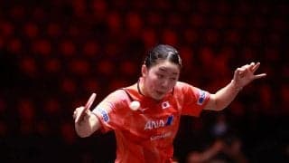 張本美和、18歳との“日韓若手対決”で完勝　キム・ナヨンに4－0ストレートで好調キープ【ITTFワールドカップ2024】