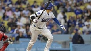 大谷翔平が“YOSHIKI演奏”に応えて鮮やか左前打！ 3戦連続安打マークも得点圏では3打席凡退で「.053」に