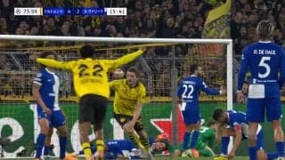 衝撃の180秒間…豪快バックヘッドから豪快ミドル！怒涛のゴールラッシュに場内騒然