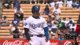 大谷翔平の盗塁で相手捕手がまさかの“危機回避”行動 ワンプレーで二盗＆三盗を察知か