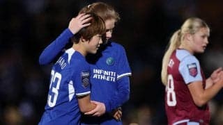 なでしこFW浜野まいかがチェルシー初ゴール！ 初先発での一撃にチームメイトも喜び爆発「素晴らしい笑顔」