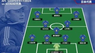 【U-23日本代表プレビュー】連勝でグループ突破へ、中2日での試合で選手の入れ替えは?/vsU-23UAE代表【AFC U23アジアカップ】