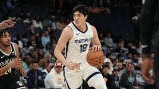 来季から日本復帰の渡邊雄太…ライブ配信で共闘したい選手、グリズリーズのチーム写真に言及