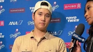 大谷翔平、松井秀喜超えは「気にしてない」　日本人最多HR王手から7戦不発も