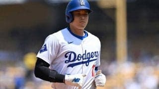 大谷翔平、右越え二塁打＆3四球で今季最多4出塁　打率.359、ド軍拙攻13残塁で3連敗