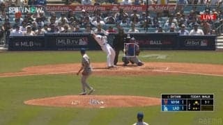 大谷翔平、しなやか＆強靭な肉体が見えた瞬間 ボール球に急角度で“弓なり”のけぞり