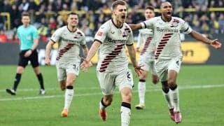 負けないレバークーゼン、試合終了間際弾でドルトムントに劇的ドロー【ブンデスリーガ】