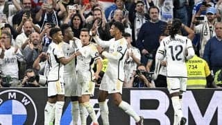 L・バスケス躍動のマドリー、ベリンガムの後半AT逆転弾でクラシコ制し優勝へ大きく前進【ラ・リーガ】