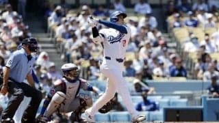 大谷翔平がメジャー通算176号！ 「ボールを破壊した」現地記者も興奮の打球音…ゴジラ超えの8試合ぶり5号