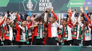 フェイエノールトがNECナイメヘンを下し14度目のカップ王者に！ 上田綺世は初タイトル、小川航基&佐野航大も出場【KNVBベーカー】