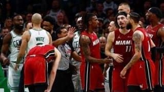 セルティックス、プレーオフ初戦でヒートに大勝…試合終了直前には選手がもみ合う事態も