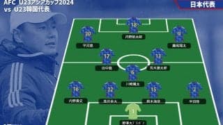 韓国戦スタメン発表！ 野澤大志ブランドン、半田陸、田中聡が今大会初出場…勝てばインドネシアと準々決勝