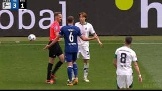 「ヤンキーやな」板倉滉が敵にメンチを切る！“連続ファウル”で詰め寄られ一触即発となった一部始終「普通に意図的に削ってる」「短気よな」