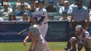 大谷翔平、“衝撃”弾にネット裏のファン揃って「確信お口“あんぐり”」笑撃の瞬間