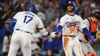 大谷翔平との“コンビ”は「チートだ」　トラウタニは解散も…球界TOP2の驚愕数値