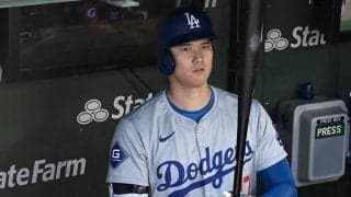 粉々になった大谷翔平のバット「売ったらダメだ！」　“凡打”に敵地放送局ジョーク