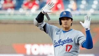 大谷翔平の「ふりふり、かっわいい」　豪快二塁打直後…ギャップに悶絶「あざとい」