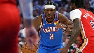 エースのアレクサンダーが両軍最多33得点…サンダーがペリカンズを圧倒し2勝目を確保