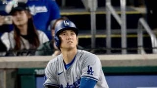 大谷翔平の“偽確信歩き”にファン「きたああああ」→「おしいいいい」の急転直下　スタンドまであと数十センチ…飛距離117メートルの衝撃二塁打に騒然