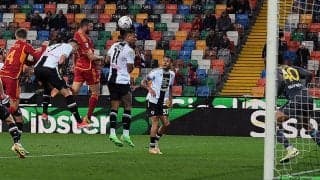 ローマが後半ラストプレー弾で異例の“20分ゲーム”制す！　ウディネーゼはカンナバーロ初陣で厳しい敗戦に【セリエA】