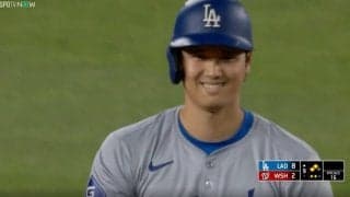 考えられない… こんな大谷翔平は見たことない　ベンチも大騒ぎ！ ホームラン未遂後の“変顔”がヤバすぎると話題に「テンション高っ」「愛されすぎだろ」