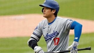 大谷翔平、4の0で10戦ぶり無安打　打率.358でトップ陥落も…ド軍今季最長タイ4連勝