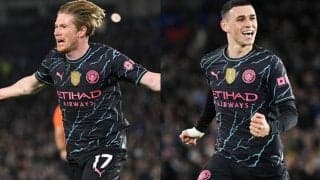 デ・ブライネ＆フォーデンが揃ってのゴールで快勝に導く　「前半の攻め方はゾッとするようなものだった」