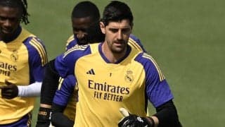 今季絶望ともされたクルトワが復帰間近に！ アンチェロッティ監督明かす「カディス戦には出場できるだろう」